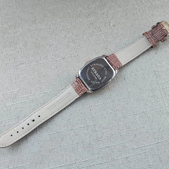 Strada Ldies Wristwatch Brown Leather Band Japan Quartz Movement Analog Watch - Picture 11 of 12